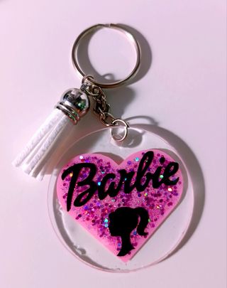 llavero Barbie Acrilico