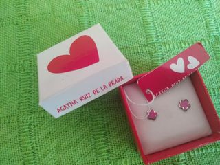 Pendientes y pulsera plata de Prada