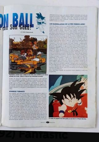 DRAGON BALL 1992 FANTASTIC MAGAZINE N°4