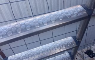 Escalera acero inoxidable para piscina