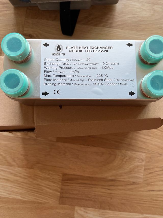 Intercambiador calor térmico NUEVO