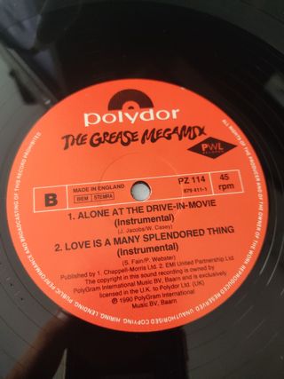 VINILO GREASE MEGAMIX
