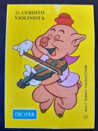 🐷 Cromo Cropán Walt Disney