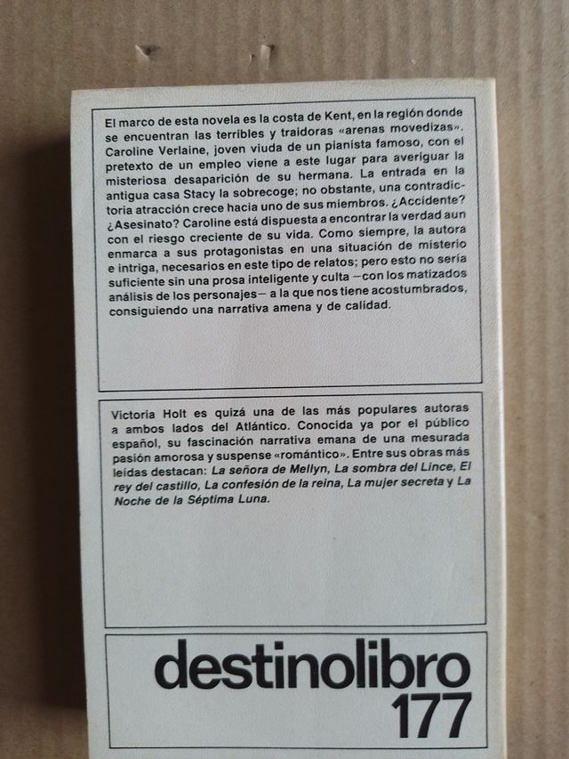 Las arenas movedizas de victoria holt