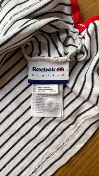 camiseta tirantes reebook marinera 1985