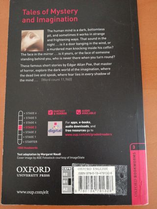 Libros de lectura en inglés.