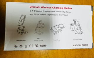 Cargador rápido 3en1 iPhone y Watch y airpod