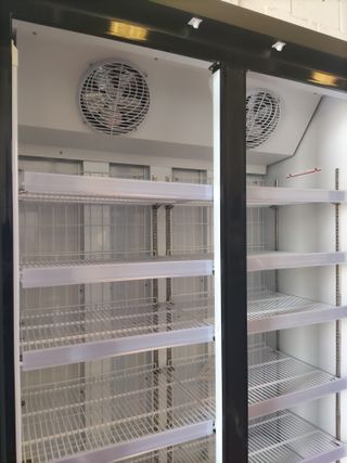 CONGELADOR DOS PUERTAS DE CRISTAL