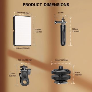 Luz para cámaras, selfies, portátil