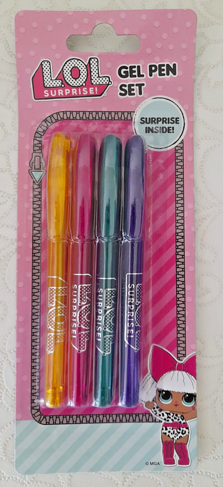 Set 4 Penne Gel Lol Surprise con Sorpresa