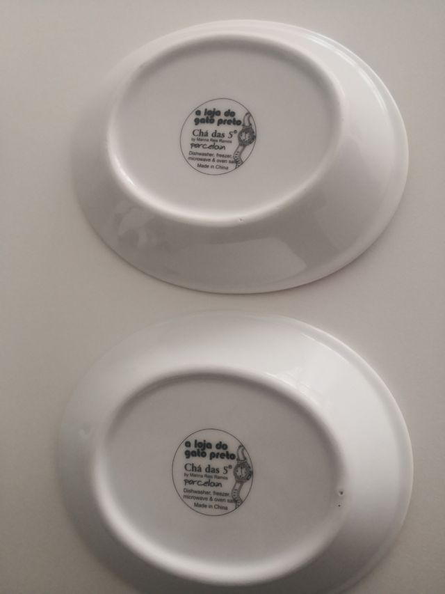 2 Tazas platos y lechera A Loja do gato preto