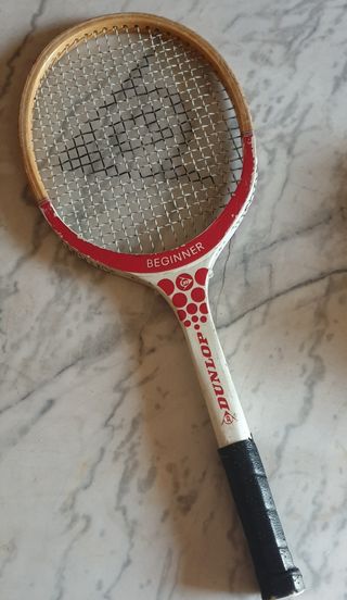 Raqueta Dunlop madera