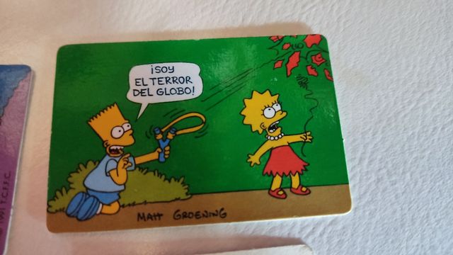 Los SIMPSONS BOLLYCAO 1991 lote 4 cromos