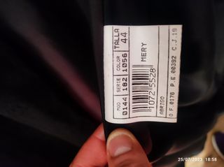 Chaqueta de Piel Sintética - Drape Coti - Talla 44