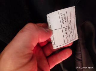 Chaqueta de Piel Sintética - Drape Coti - Talla 44