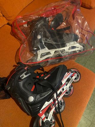 Patines en línea y protecciones