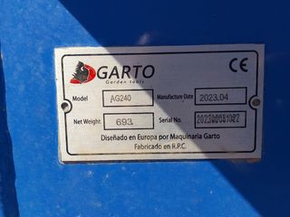 DESBROZADORA NUEVA DE 2.40 m. REVERSIBLE.