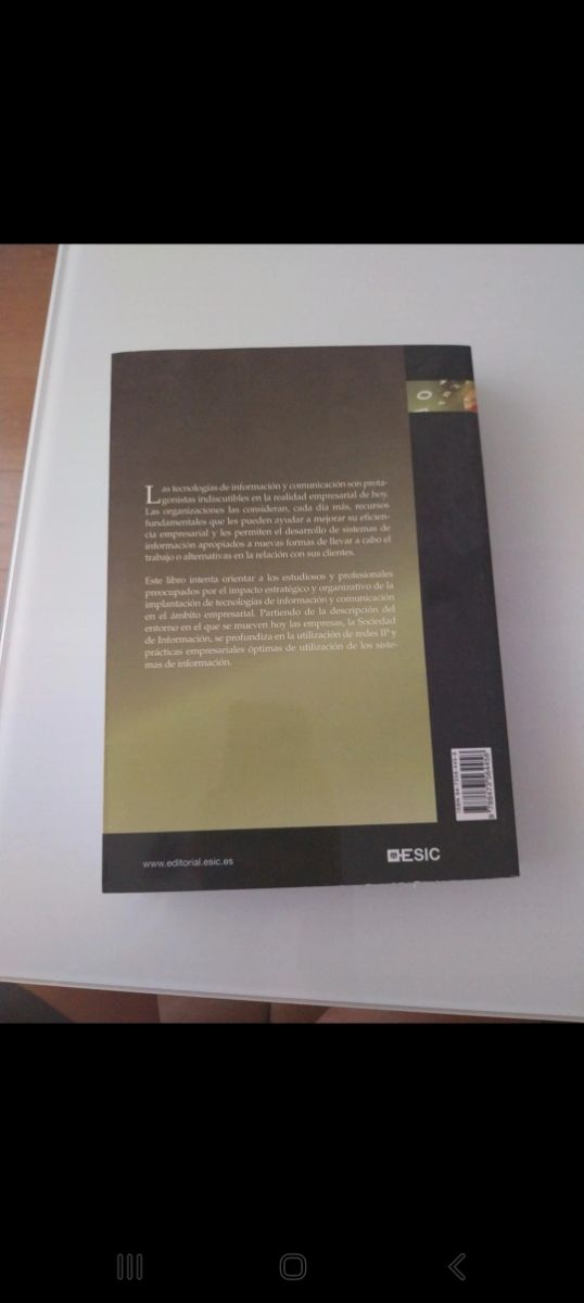 Libro dirección y gestión de sistemas de informar