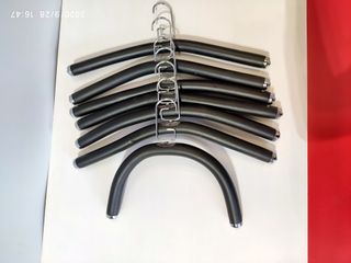 10 Perchas Flexibles. Para Prendas De Abrigo