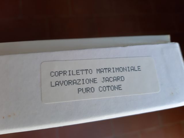 Copriletto matrimoniale