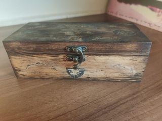 Caja de madera banda Metallica