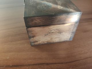 Caja de madera banda Metallica