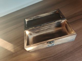 Caja de madera banda Metallica