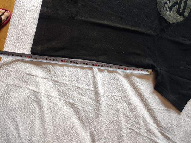 Camiseta negra elástica. RG512. Talla L