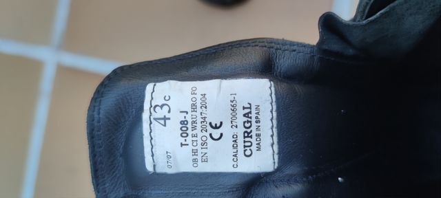 Botas de seguridad Curgal