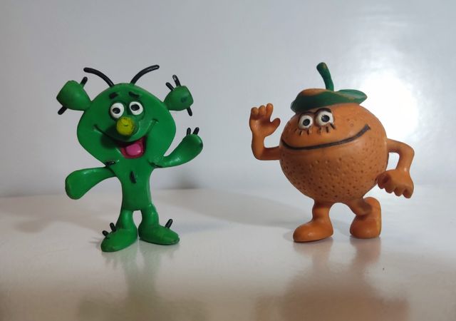 Figuras Fruittis 80's Pincho/Naranjo