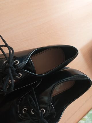 mocasines maripaz con cordones