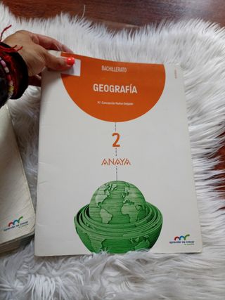 Geografía Anaya 2 Bachillerato con cuadernillo