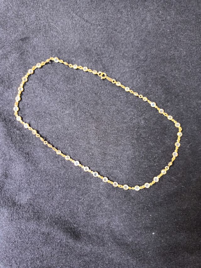 Cadena Chapada en Oro