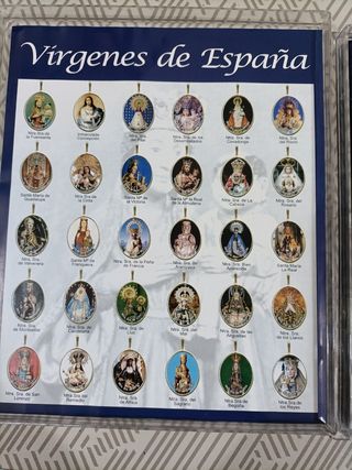Madallas religiosas de Virgenes