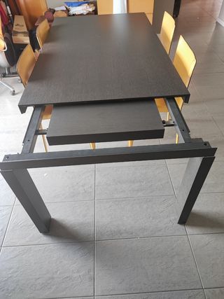 Mesa extensible color wengue 170*100