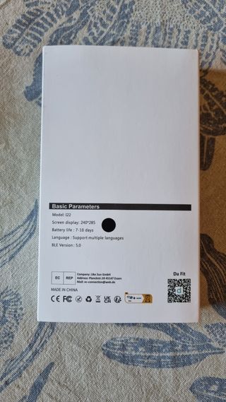 SmartWatch negro de Hasakei