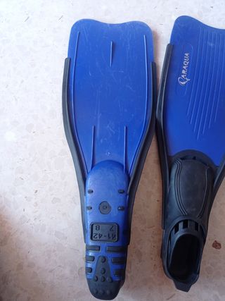 Aletas buceo/ snorkels 