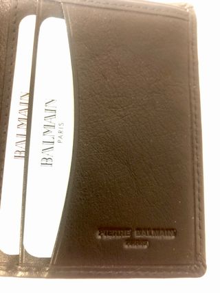 Billetera Balmain Paris vintage NUEVA SIN ESTRENAR