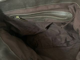 Bolso grande, de cuero, Boss.