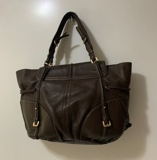 Bolso grande, de cuero, Boss.