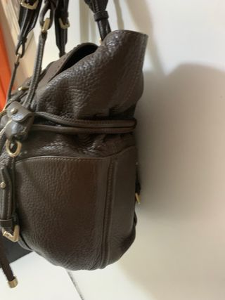 Bolso grande, de cuero, Boss.