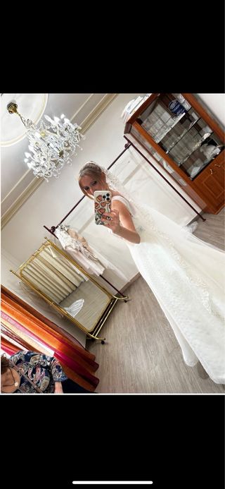 vestido de novia rosa clara 
