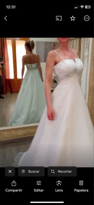 vestido de novia rosa clara 