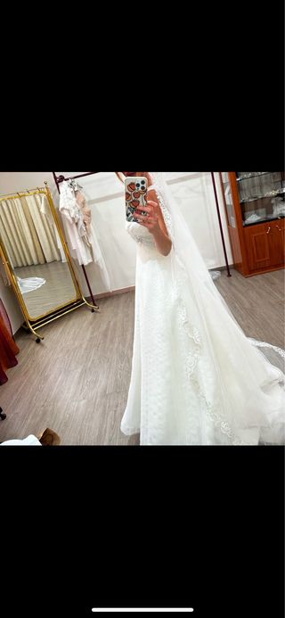vestido de novia rosa clara 