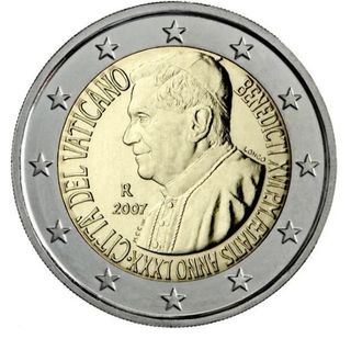 Vaticano 2007 moneda 2 euros conmemorativos