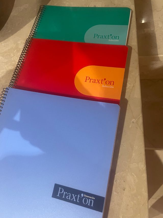 Pack 3 cuadernos Praxton