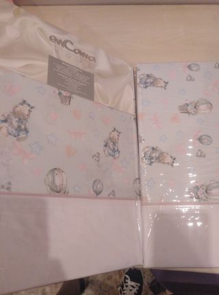 Juego de sábanas sin estrenar de 90