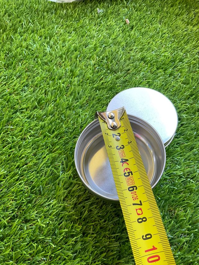 Bote caja acero inoxidable 80 ml , 31 uds