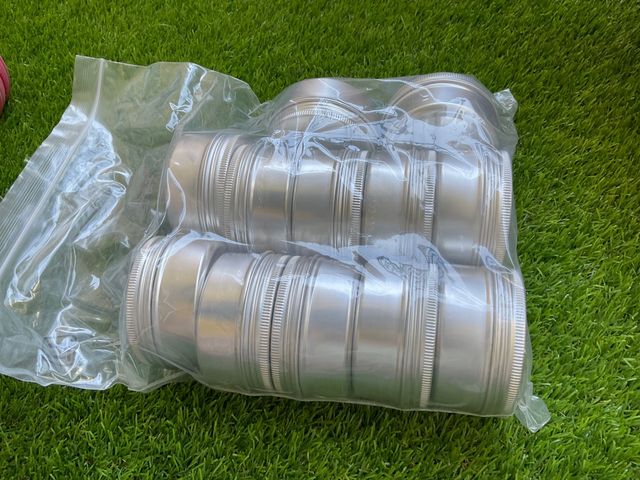 Bote caja acero inoxidable 80 ml , 31 uds