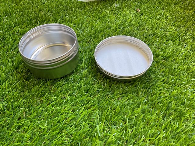 Bote caja acero inoxidable 80 ml , 31 uds